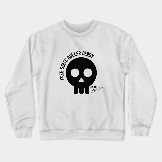 New logo Crewneck Sweatshirt by Free State Roller Derby